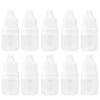 100PCS 2ml Empty Plastic Dropper Bottle Squeezable Refillable Bottle for Eye Drop Liquid