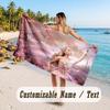 Custom Name Large Beach Towel,Ariana Grande Quick Absorbent Towel For Outdoor Travel Poolside