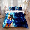 Dragon Ball Z Goku Print 3Pcs Bedding Setduvet Cover With 2 Bedropillowcase Home Birthday Gift