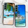 Морские Тропические Пальмы Пляж Чехол для Телефона Для Samsung A16 A26 A36 A56 Galaxy A02S A12 A52S A13 A23 A33 A53 A54 A34 A24 A14 A22 A3