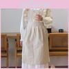 Ruffled Crossback Apron For Baking And Cooking With Waterproof Cotton Material