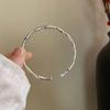 S925 Sterling Silver Bamboo Bracelet, Young Ethnic and National Style Bracelet, Simple and High End, Unique Design Trend