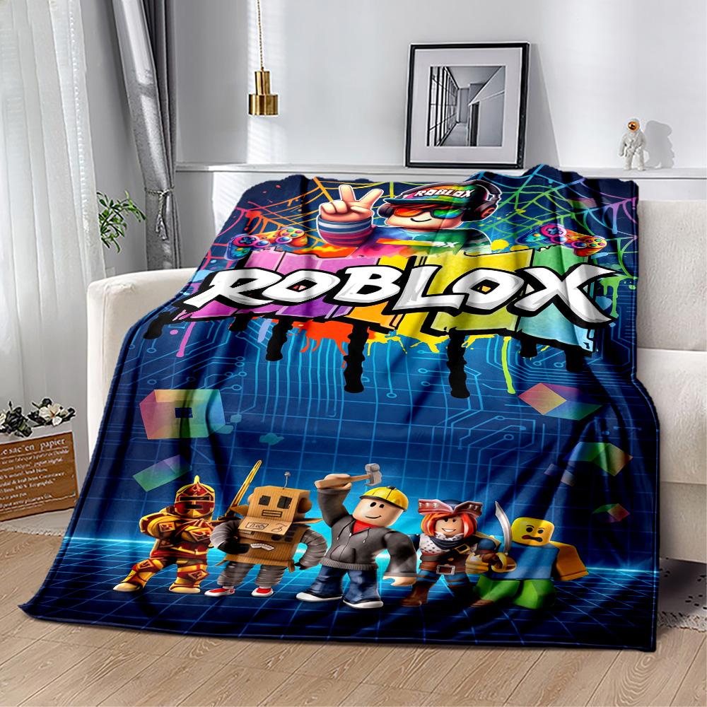 Roblox 103 Blanket Soft Warm Cozy Great for Chair Sofa Seaside Four Seasons Universal Warmthful Decor Ideal Gift For Birthday Valentine'S Day