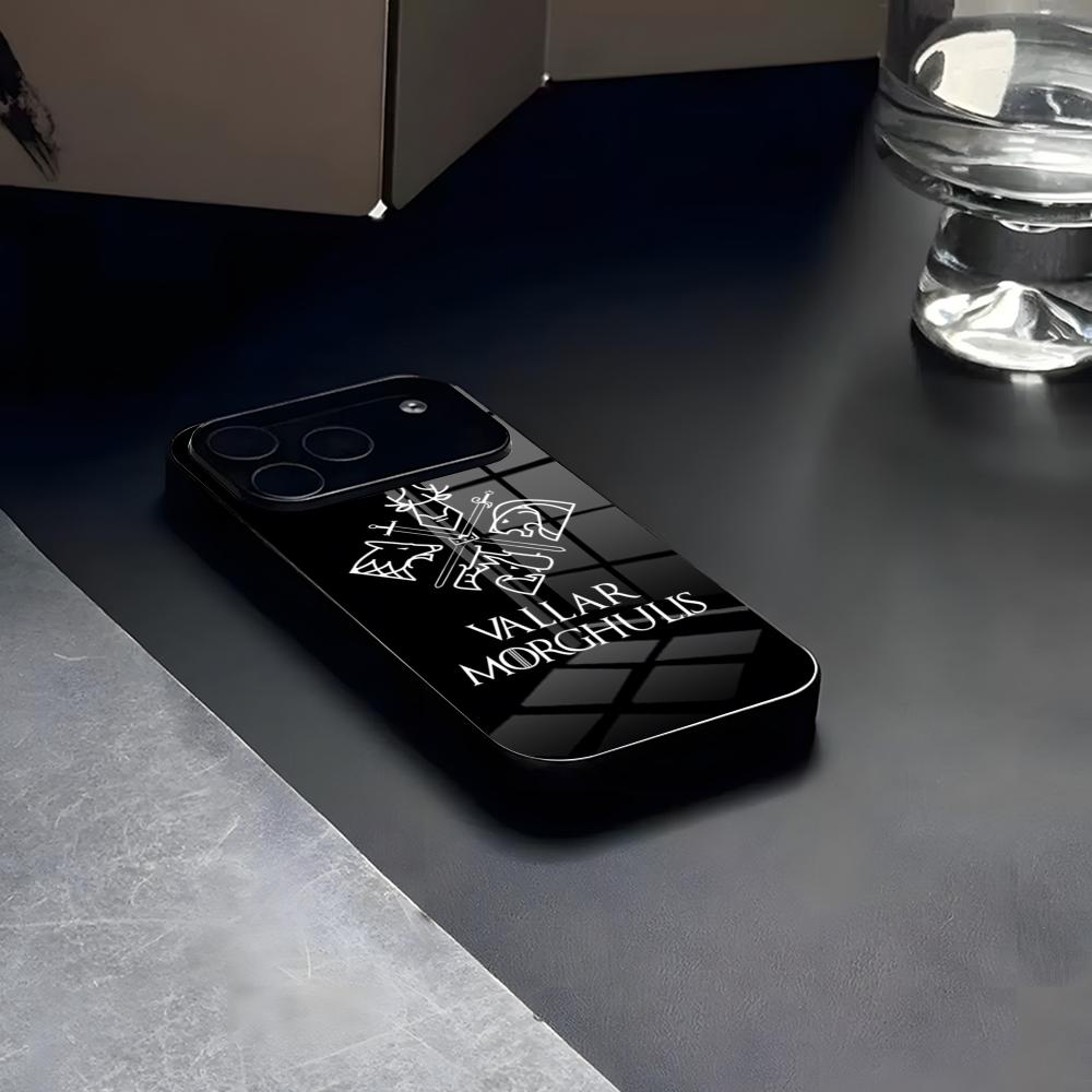 Winter Coming Stark Phone Case Glass For IPhone17 Air 16 15 17 14 Fresh Pro Max 13 12 11 X XS XR Plus For Samsung S 25 24 23 22