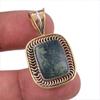 Natural Pietersite Gemstone 925 Solid Sterling Silver TwoTone Pendant 1.50" M4I24