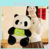 Panda Adorable With Bib Plush Toy Stuffed Animal Doll Kids Decorations Gift