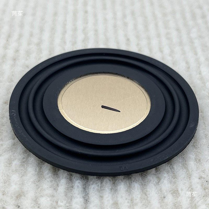 Металлическая конусная вибрирующая диафрагма сабвуфера с резиновым краем 60 мм