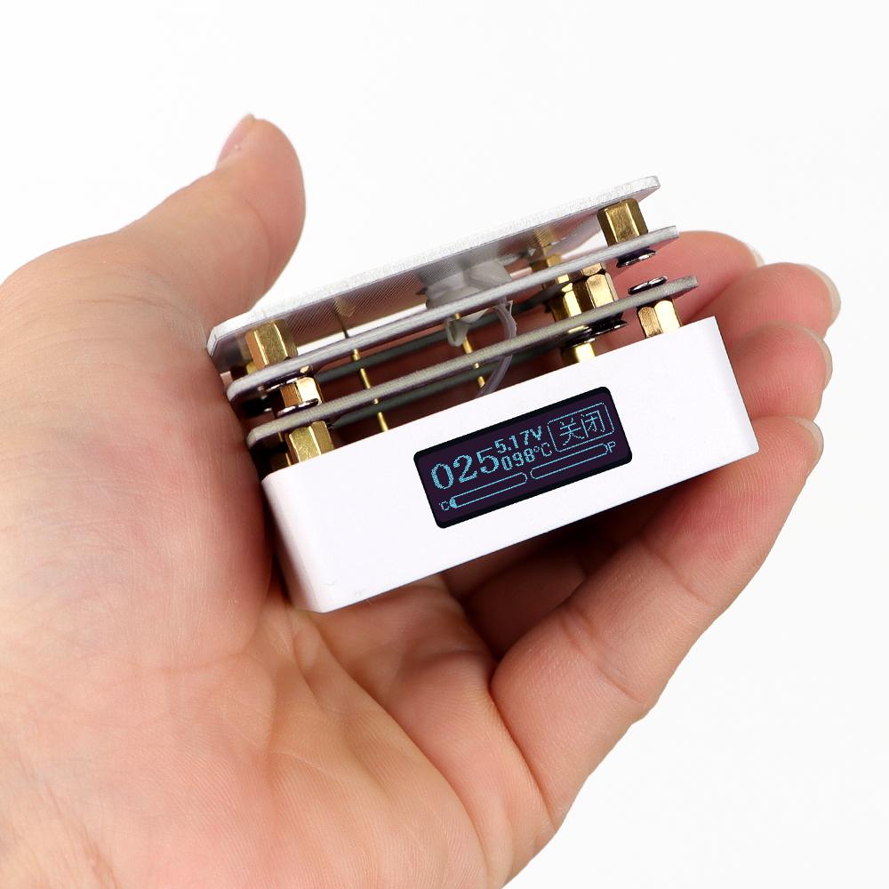 Мини нагревательный стол с постоянной температурой ZFX-G3061 20 В 65 Вт, цифровой дисплей, термостат, платформа для пайки, ремонта, предварительного нагрева