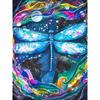New 5D DIY Diamond Painting Dragonfly Diamond Embroidery Animal Cross Stitch Full Round Drill Home Decor Manual Art Gift