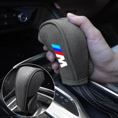 Car Gear Shift Manual Suede Transmission Cover For BMW 1 3 5 7 Serie M Performance X1 X3 X4 X5 F10 F15 F16 F20 F30 M3 M4 E34 E46 Jvzp41 Ushm3