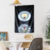 Manchester City Wall Decor Tapestry Art For Pet Memorial Birthdaywedding Party Backdrop Family Gift