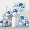 Party Decoration Kit - Blue Macaron Balloon Garland Arch - Multicolor - Adult