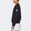 adidas Логотип боковой этикетки бейсбольный воротник молния спортивная куртка женская куртка черный DY8616