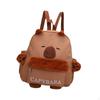 Capybara Plush Backpack Cartoon Casual Stuff Bookbag для взрослых девочек женщин мальчиков