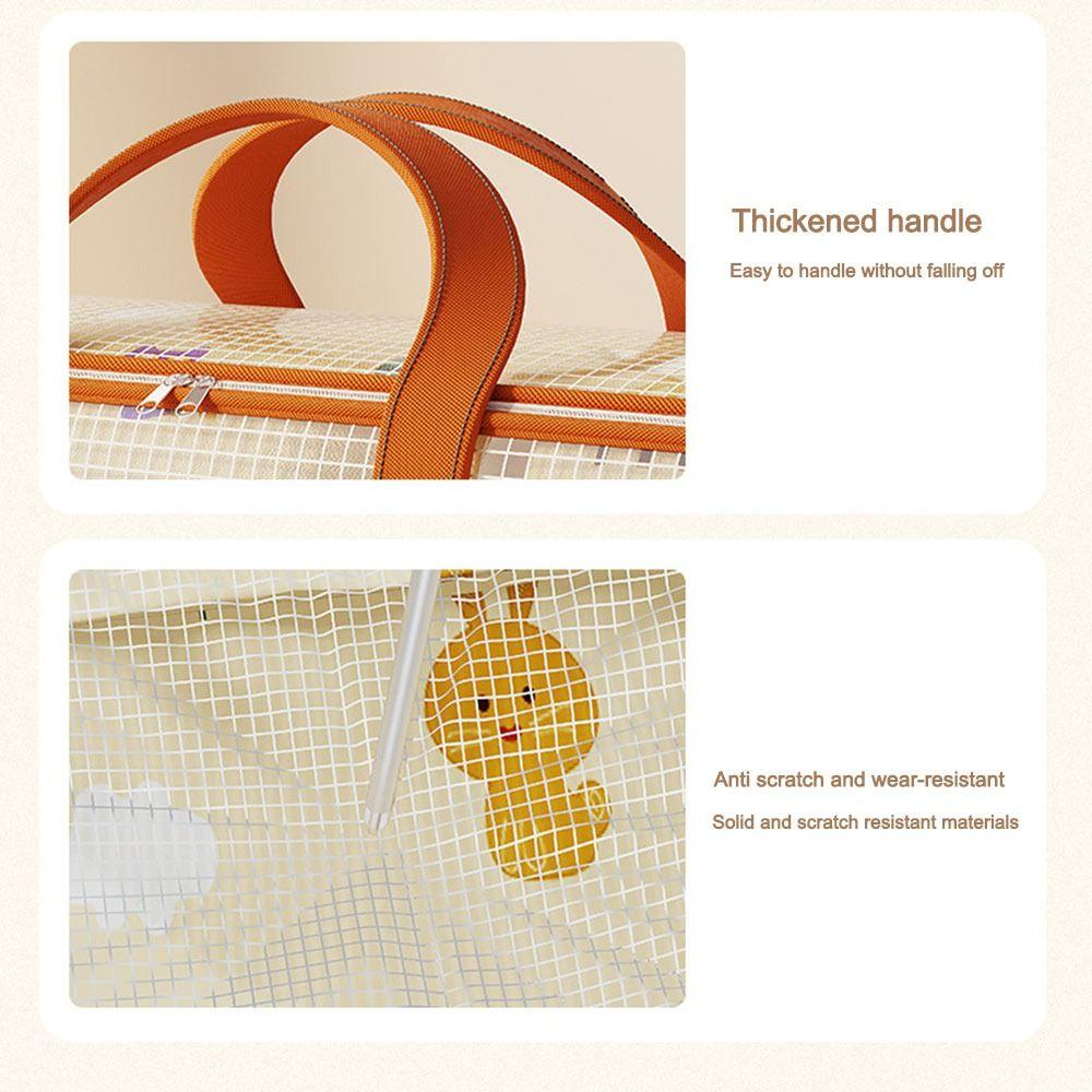 ПВХ Сумка для хранения одеял с ручками Складные корзины для хранения Тканевая сумка для хранения для шкафа