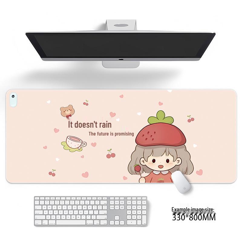 Large Odorless Cartoon Heating Desk Pad - Warm Office Mouse & Table Mat