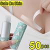 50Pcs/set Anti-slip Invisible Safe Body Tape Adhesive Dress Cloth Double-sided Tapes Skin Sticker Bra Safe Strip Clear Lingerie Tape