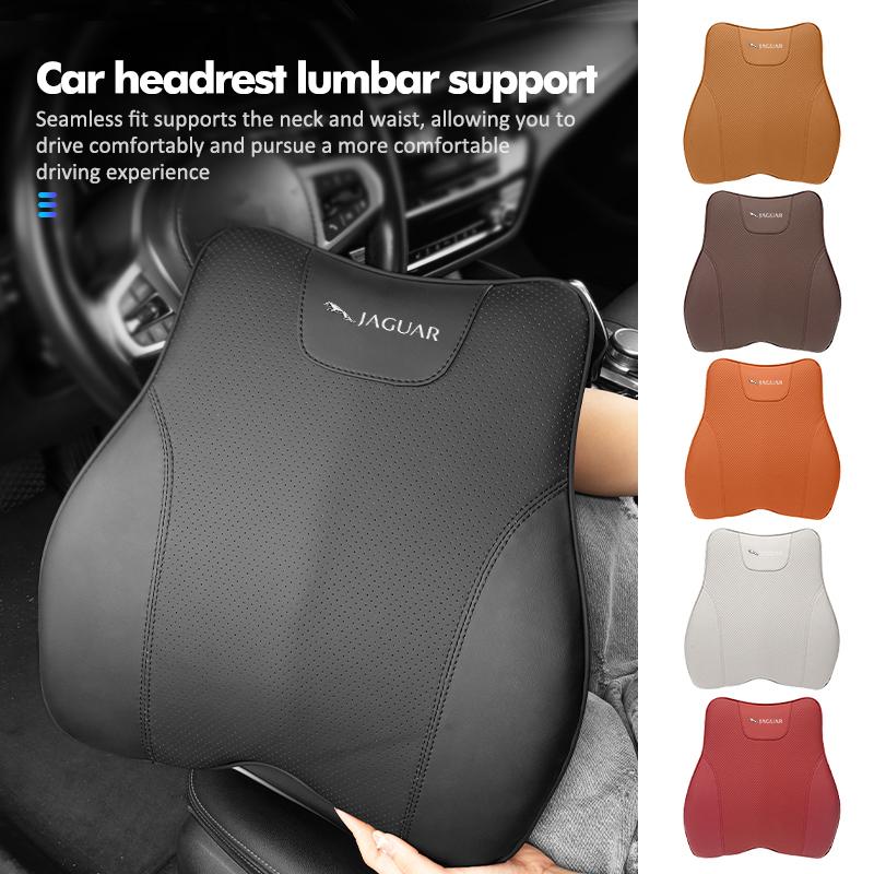 For Jaguar New Car Headrest Neck Support Protect Pillow Pad Lumbar Support Pillows S-Type F-Type X-Type F-Pace I-Pace E-Pace XJR PP21