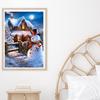 5D DIY Diamond Painting Cute Snowman Cross Stitch Kit Mosaic Diamond Embroidery  Full Round Square Drill Home Decoration