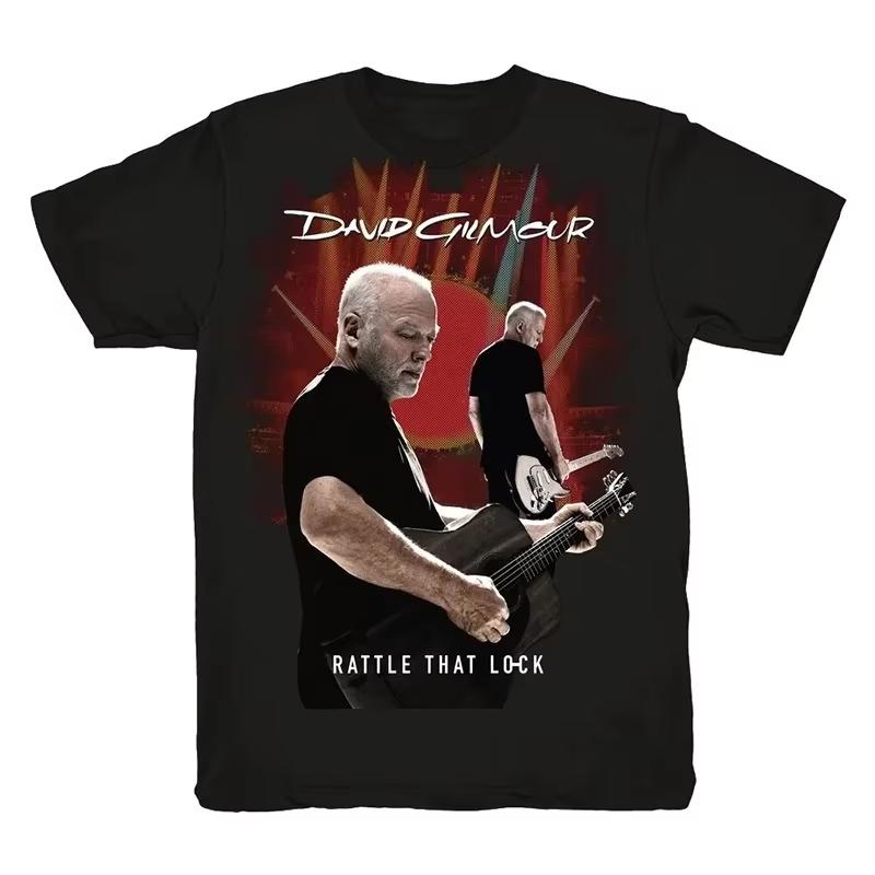Men and women Harajuku streetwear hiphop fashion cotton top summer new Tshirt David Gilmour poster printed Tshirt