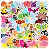50 Cartoon Insect Doodle Stickers Water Cup Mobile Phone Suitcase Waterproof Decorative Stickers DIY Bug Stickers