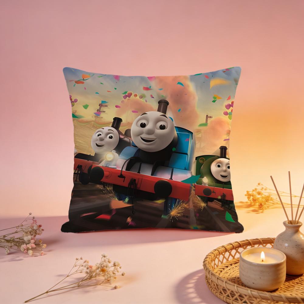 Popular Tthomas The Trained Cushion Cover Comfortable Durable Pillow Cover MultiScene for Home Office Car Sofa