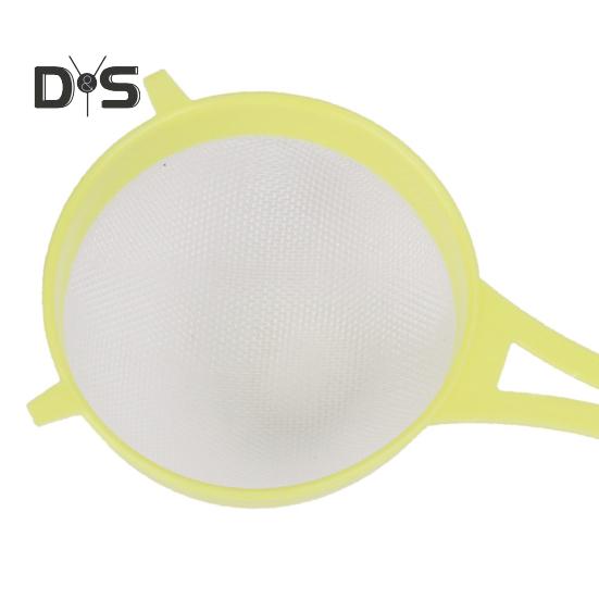 4 шт. дуршлаг для муки с длинной ручкой, безопасный пластиковый многофункциональный ситечко для чая и муки