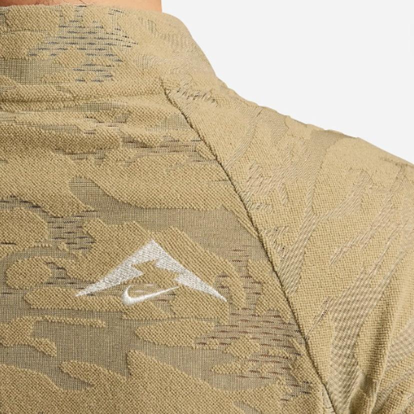 Nike T Shirts Women's Umber Stand Collar Moderate Other FB7638-276