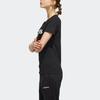 Adidas Neo Casual Sport Round Neck Short Sleeve T-Shirt Women Tops Black EI4724