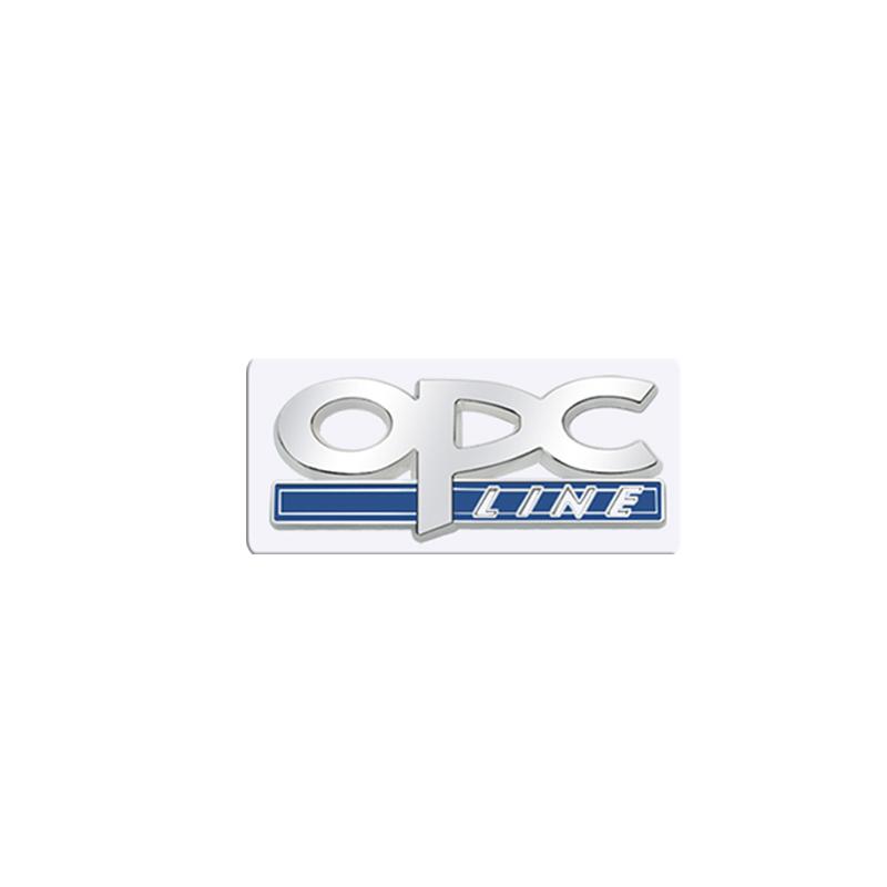 vrsag4 Metal 3D OPC LINE Front Grille Sticker Car Rear Trunk Body Emblem Badge for Opel Astra H G Insignia Mokka Zafira Corsa vauxhall
