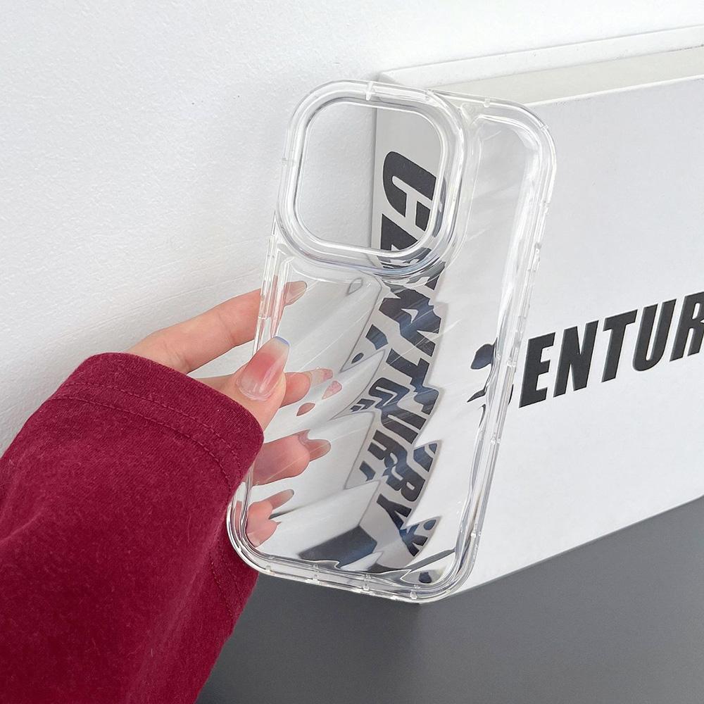 Mobile Phone Cases for iPhone 11 13 XR 16 Pro Max 12 14 Pro Max Case iPhone 16 7 Plus 8 Plus XS Max 6 15 Plus Laser Wave Pattern Anti-drop Waterproof