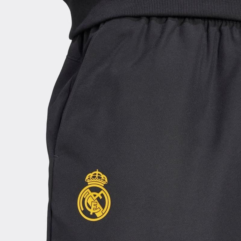 adidas Мужские джоггеры свободного покроя с манжетами, черные HY0632