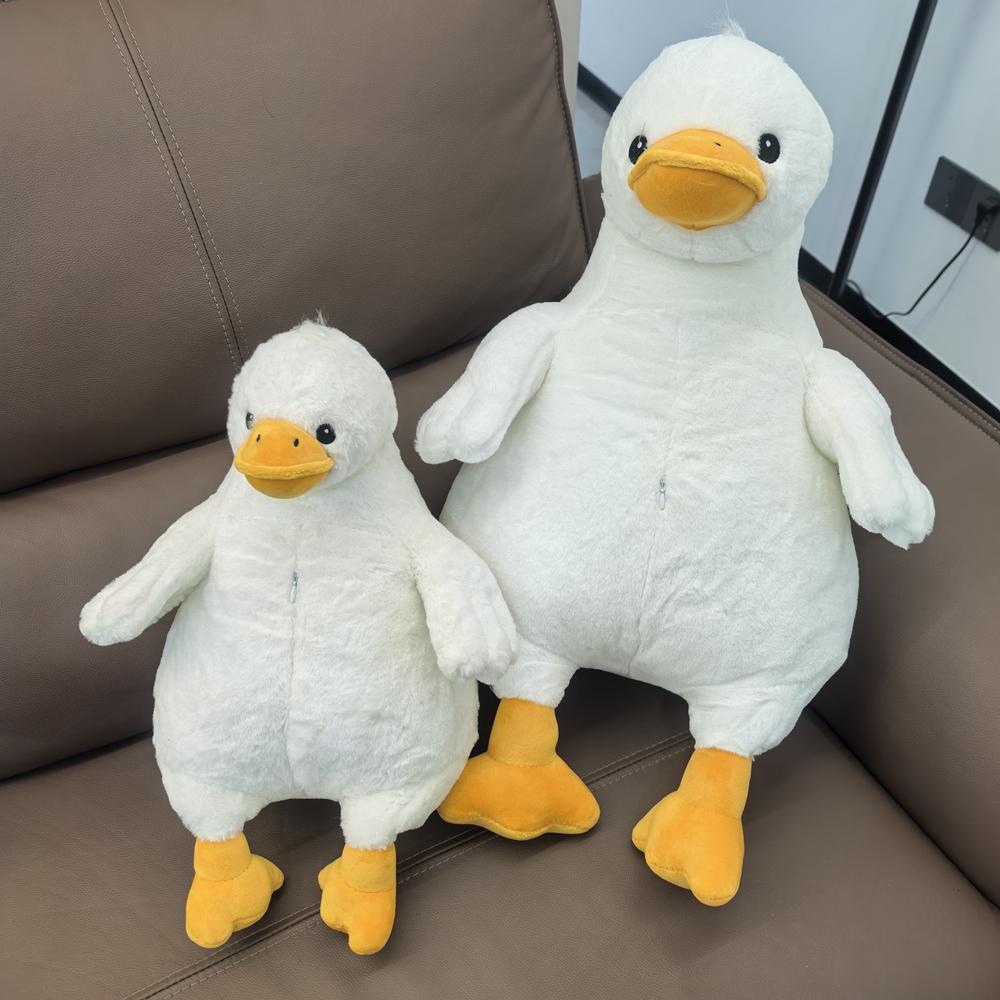 Горячая 37/50/55/90/130 см Забавная гусь набивная мягкая утка плюшевая игрушка подушка для сна диванная подушка детская подарок девушке на день рождения