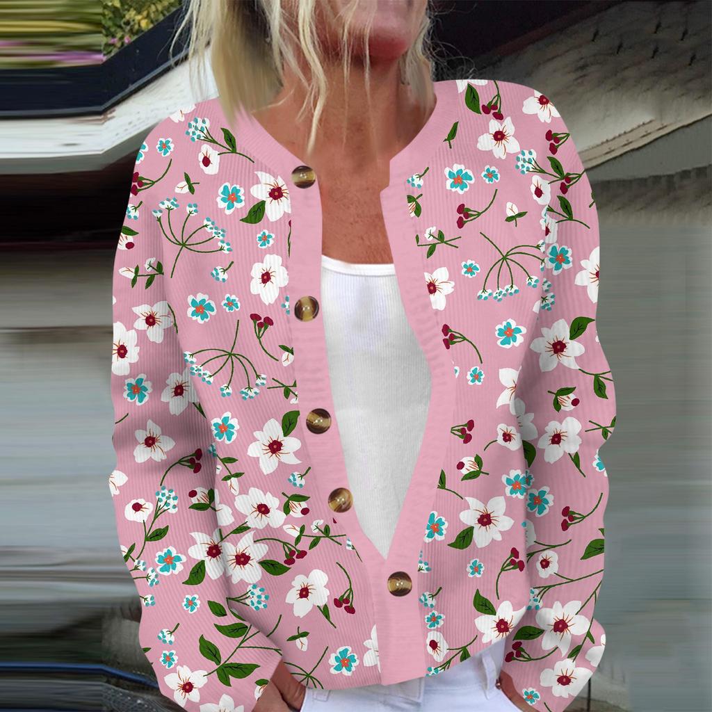 Женская мода с длинным рукавом, рождественский принт «Снеговик-снежинка», куртка, кардиган