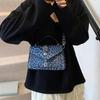 Summer New Design Y2k Leopard Print Small Flap Bag Motorcycle Style Women's PU Leather Shoulder Crossbody Bag