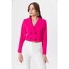 Women's Short Button-closed Blazer Jacket 245071 -