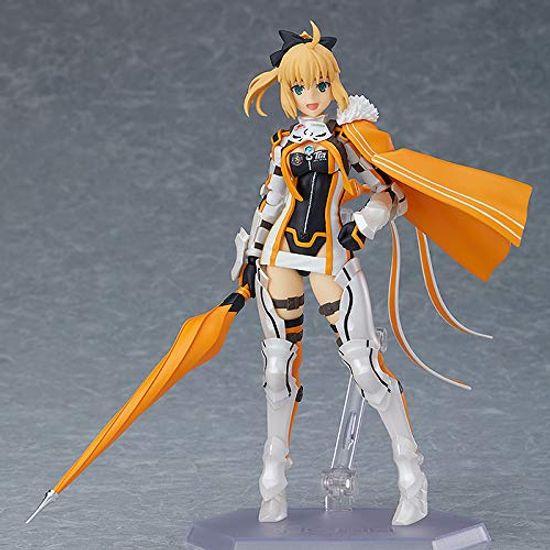 Figma GOODSMILE RACING & TYPE-MOON RACING Artoria Pendragon Racing версия. Немасштабная подвижная фигура, окрашенная в АБС и ПВХ