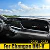 For Changan UNI-V 2022 2023 2024 LHD Car Dashboard Cover Avoid Light Pad Sun Shade Anti-UV Carpets Non-Slip Case Mat Accessories