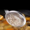 Filter Scoop Stainless Steel Fat Skimmer Spoon Strainer Fat Oil Skim Grease Foam Fine Mesh Strainer With Handle Kitchen Tool