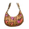 MCM Printed Pattern Shoulder Tote Bag Brown MWHFSUP01CO001