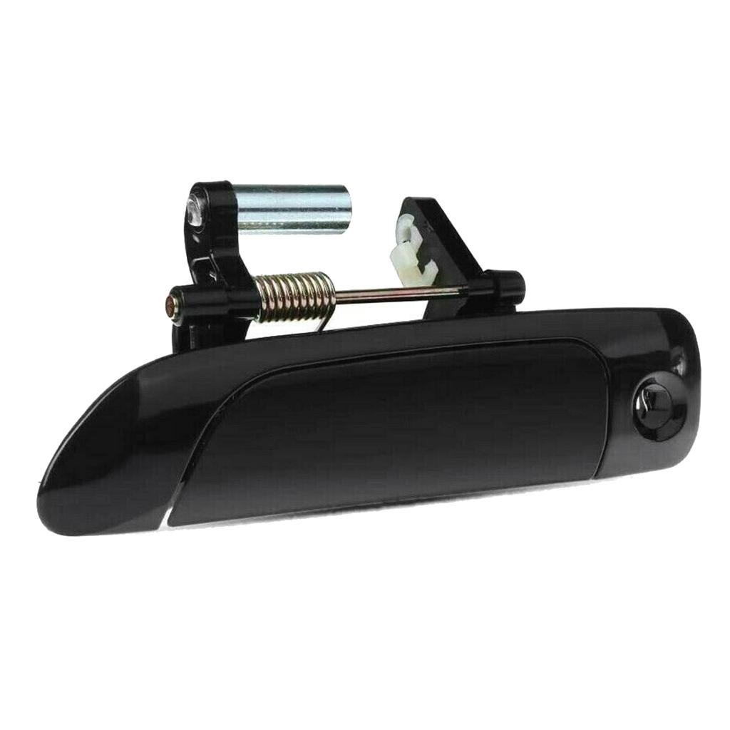 Front Exterior Outside Door Handles Set 2Pcs  Black LH RH New For 2001 2002 2003 2004 2005 Honda