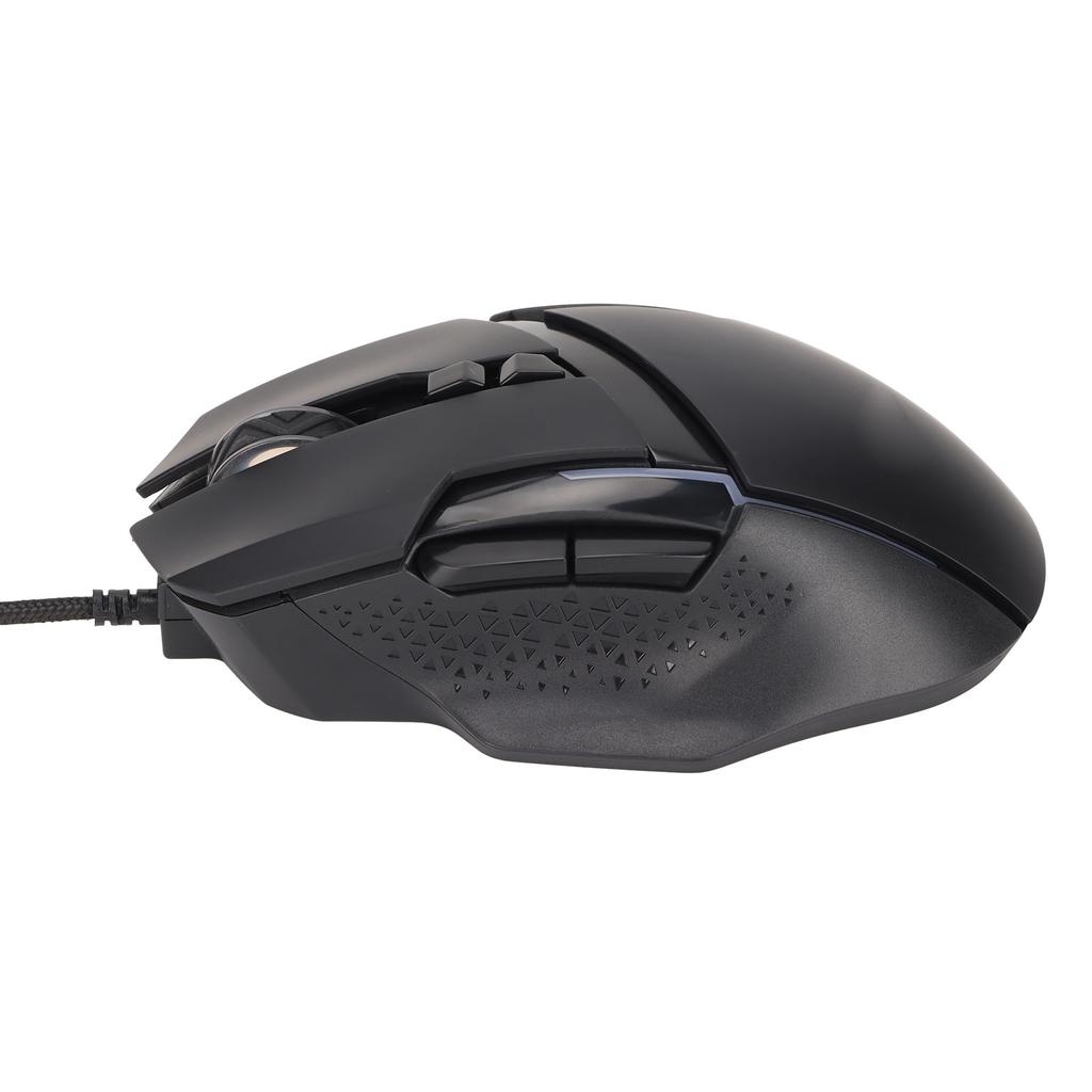 Игровая мышь RGB 6 регулируемых DPI Простое управление Plug and Play 7 программируемых кнопок Проводная мышь для игр, учебы, работы