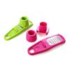 Pressed Garlic Chopper Rosy 1set With Hands Protecting Cover 2pcs