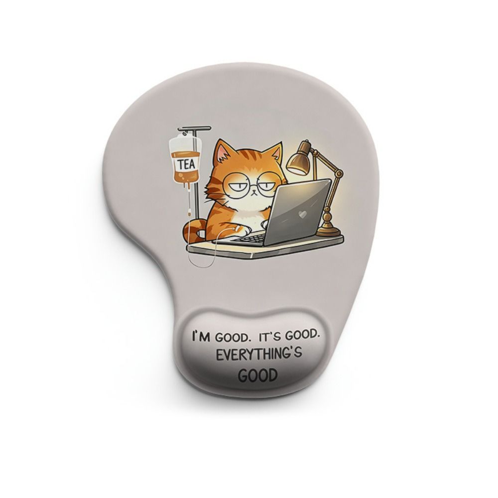 Non-Slip Cartoon Animal Mouse Pad Soft Desktop Wrist Support Comfortable Wrist Rest Computer
