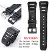 Спортивный резиновый браслет для Casio W-720 W-722 W-741 WL-100 CA-53 CA-61 Силиконовый ремешок для часов Мужской Женский Пояс Высокое Качество