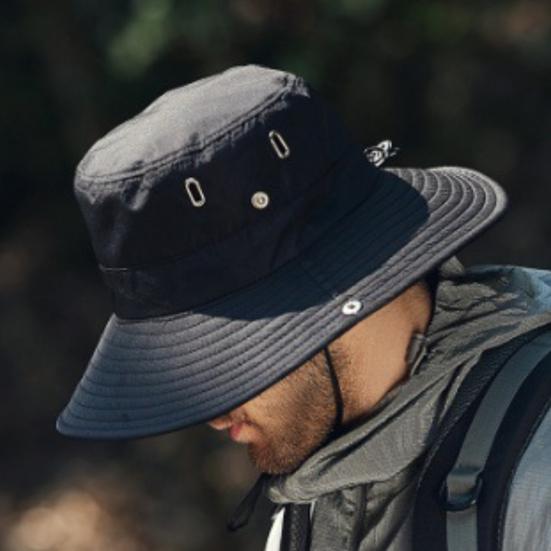 Мужская летняя шляпа от солнца с ветрозащитным ремешком и широкими полями, анти-УФ-защита от солнца, складная портативная кепка для садоводства, рыбалки и путешествий, уличная рыбацкая шляпа