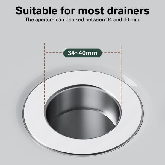 Yousheng 1/2/4 комплекта заглушек для стока воды из нержавеющей стали, фильтр для слива воды в ванной, заглушка для слива воды, фильтр для слива воды в ванной, улавливатель волос