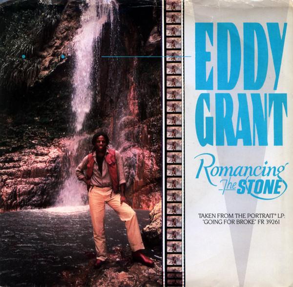 7-дюймовая пластинка EDDY GRANT - Romancing The Stone 3704433 Portrait 1984 США Танцевальная и Электронная Б/У