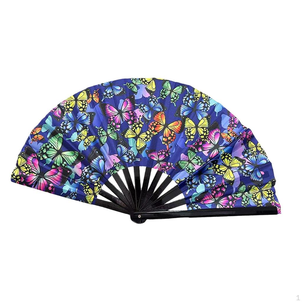 Bamboo Frame Folding Fan for Dance Events And Festivals