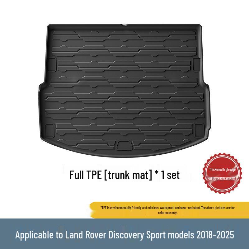 Экологичные ТПЭ коврики для Land Rover Discovery Sport (2018-2025), включая подушки багажника и спинки.